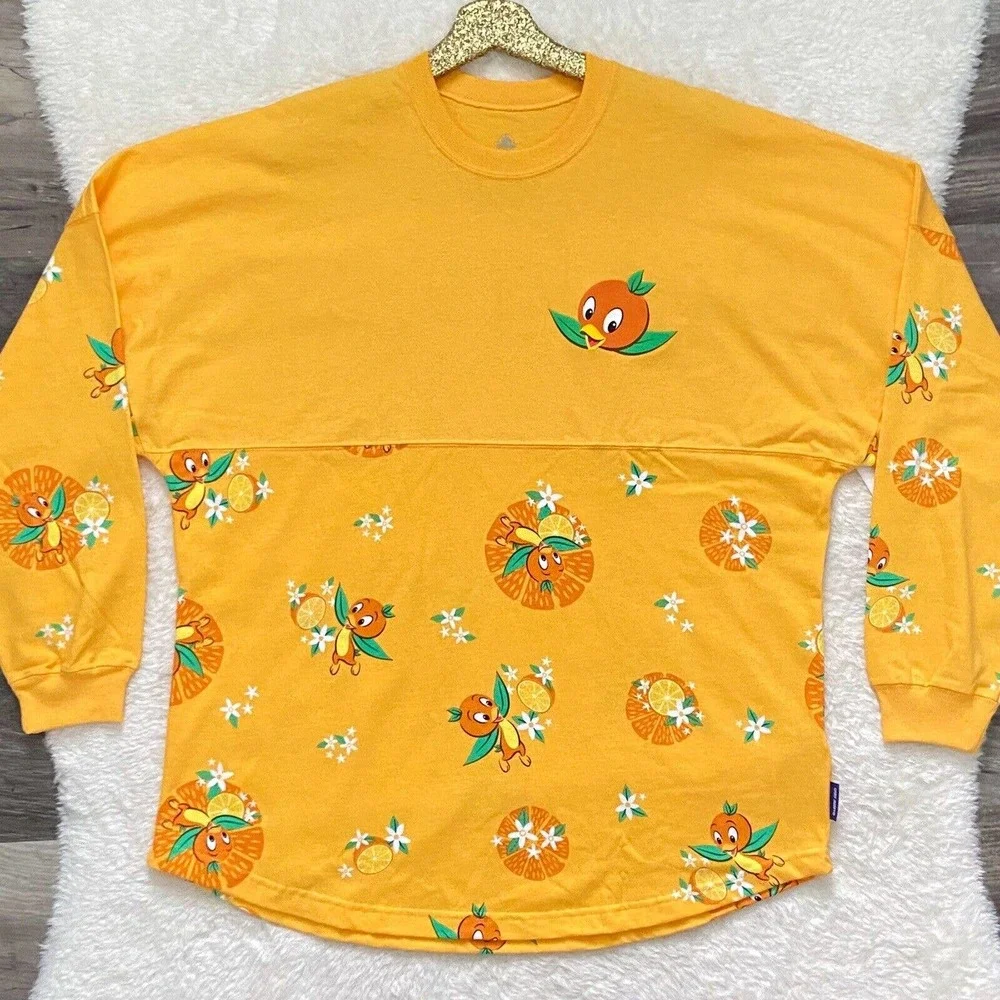 Disney Parks Spirit Jersey Original Orange Bird Flower Garden Festival Large New - Picture 2 of 11